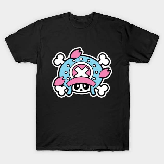 Chopper Bambu Brand Anime Manga Kawaii Cute Pirate Hat T-Shirt by Bambu